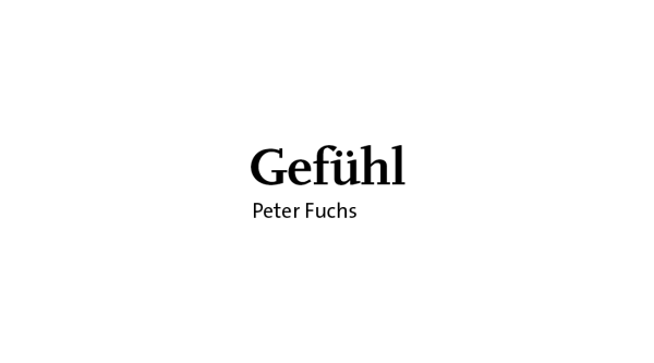 Gefühl