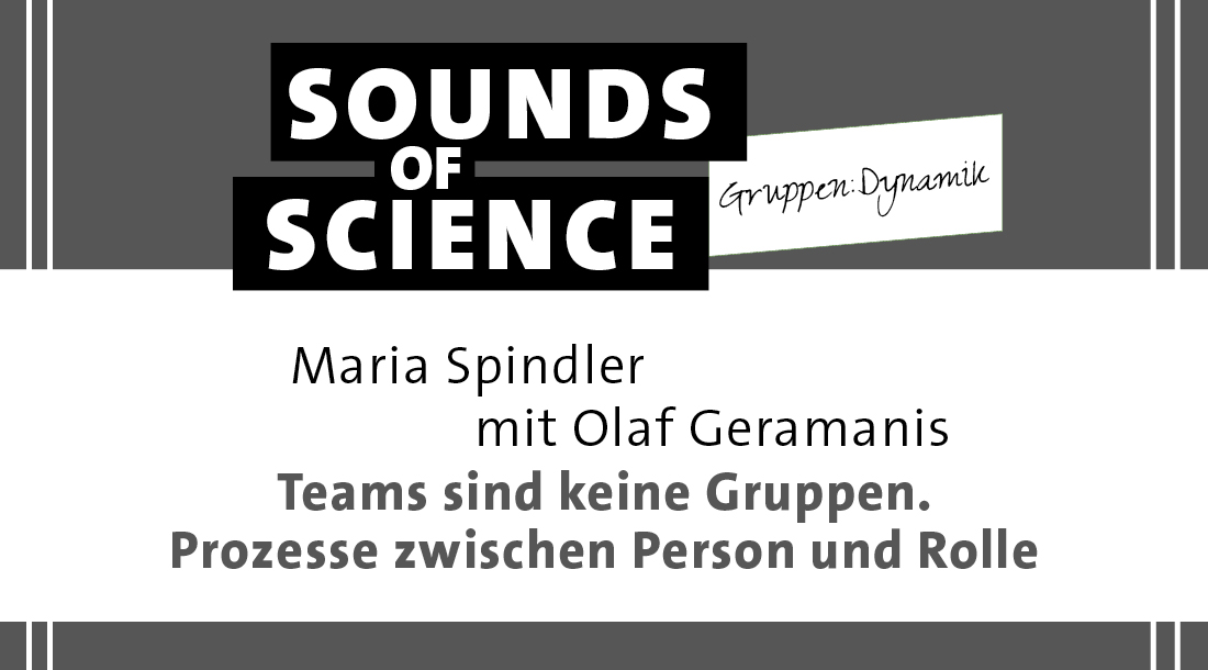 Gruppen:Dynamik / Maria Spindler mit Olaf Geramanis – Teams sind keine Gruppen. Prozesse zwischen Person und Rolle