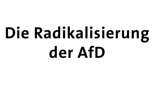 Die Radikalisierung der AfD